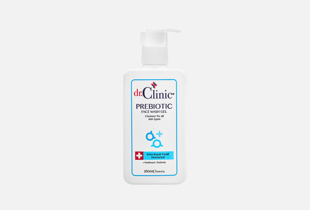 Dr.Clinic Гель для умывания лица Prebiotic Blue 250 мл Dr.Clinic Гель для умывания лица Prebiotic Blue
