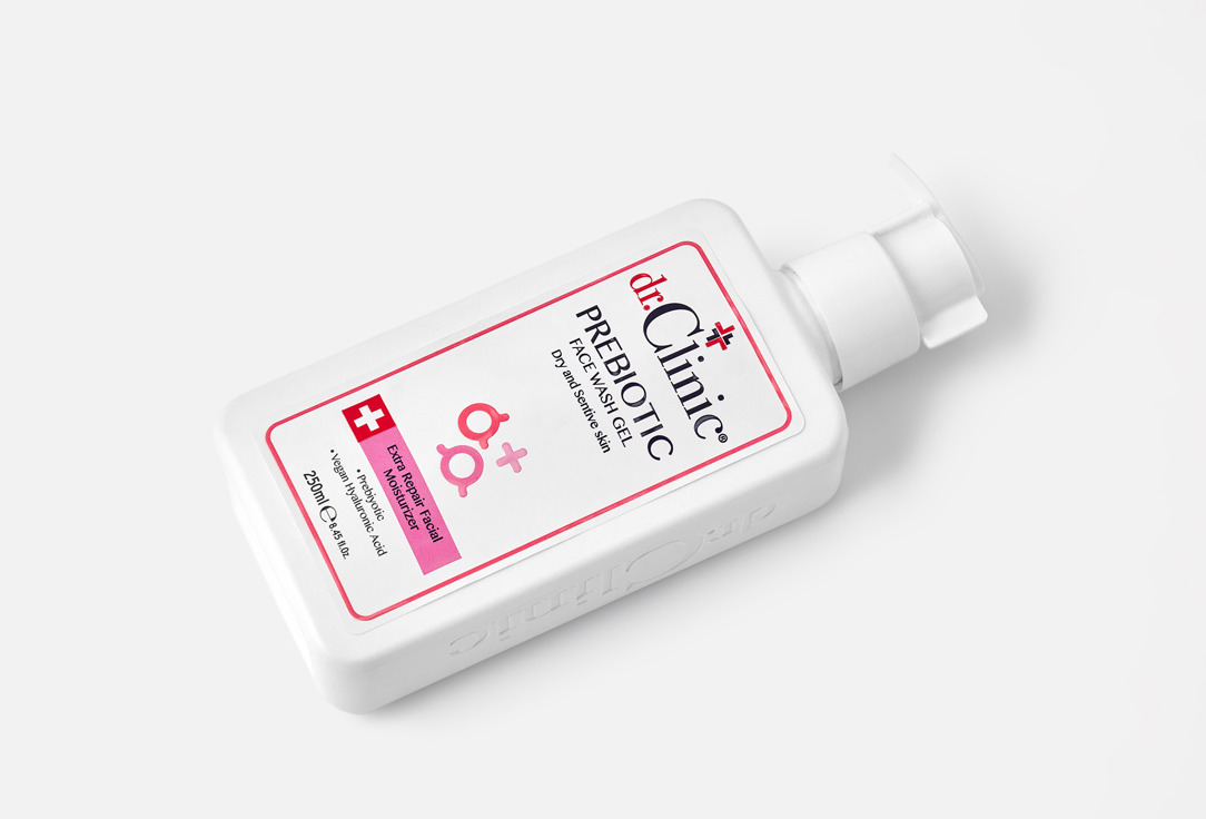 Dr.Clinic Гель для умывания лица Prebiotic Pink 250 мл Dr.Clinic Гель для умывания лица Prebiotic Pink