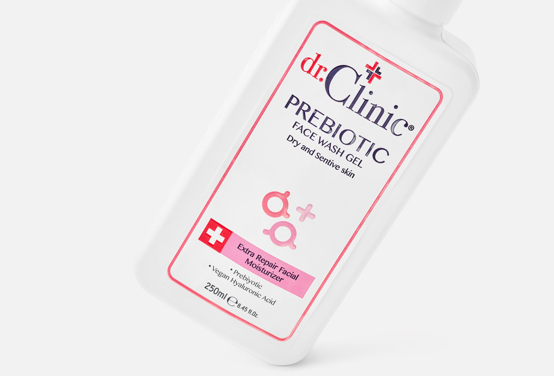Dr.Clinic Гель для умывания лица Prebiotic Pink 250 мл Dr.Clinic Гель для умывания лица Prebiotic Pink