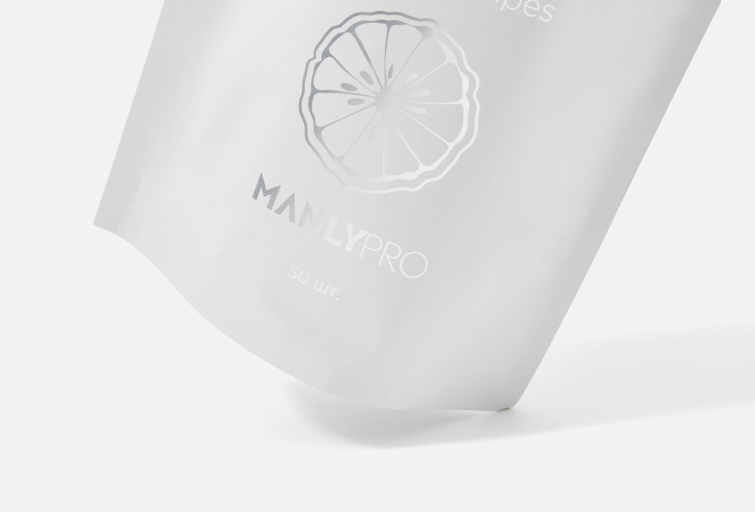 Manly PRO Makeup Brush Cleansing Wipes Bergamot Express