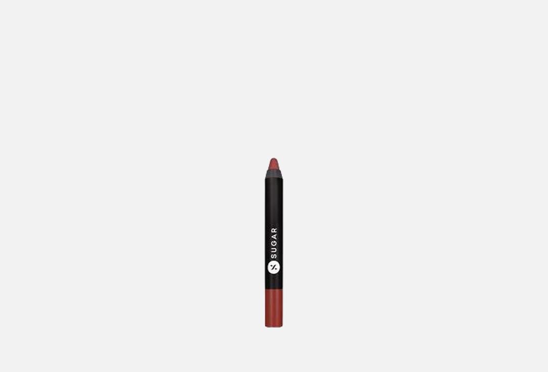 Sugar Cosmetics Long-Wear Creamy matte Lipstick Matte as Hell Crayon Lipstick