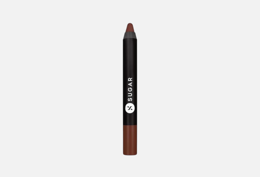Sugar Cosmetics Long-Wear Creamy matte Lipstick Matte as Hell Crayon Lipstick 13, Murphy Brown 2.8 g Sugar Cosmetics Long-Wear Creamy matte Lipstick Matte as Hell Crayon Lipstick