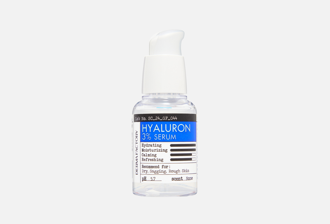 DERMA FACTORY Moisturizing face serum Hyaluron 3% Serum