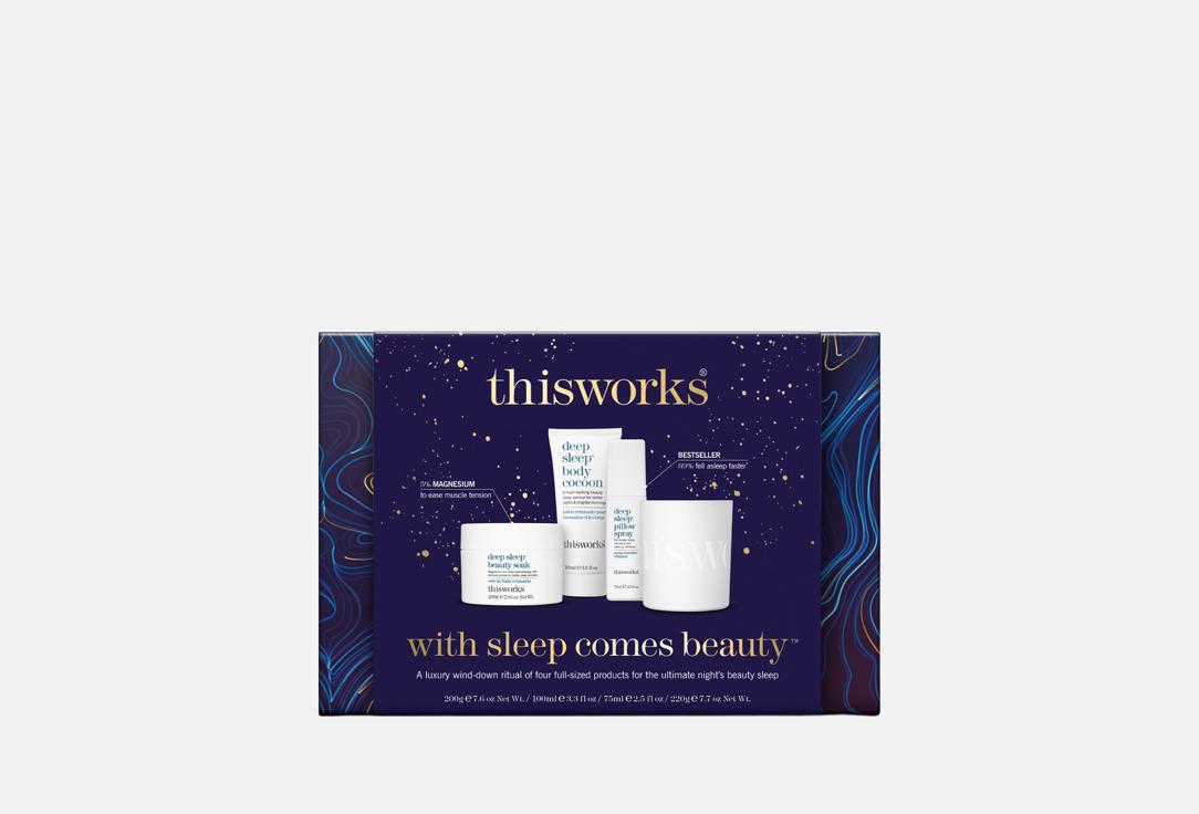 This Works Soothing Body & Home Set With Sleep Comes Beauty 4 pcs This Works Soothing Body & Home Set With Sleep Comes Beauty