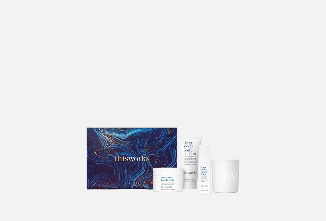 This Works Soothing Body & Home Set With Sleep Comes Beauty 4 pcs This Works Soothing Body & Home Set With Sleep Comes Beauty