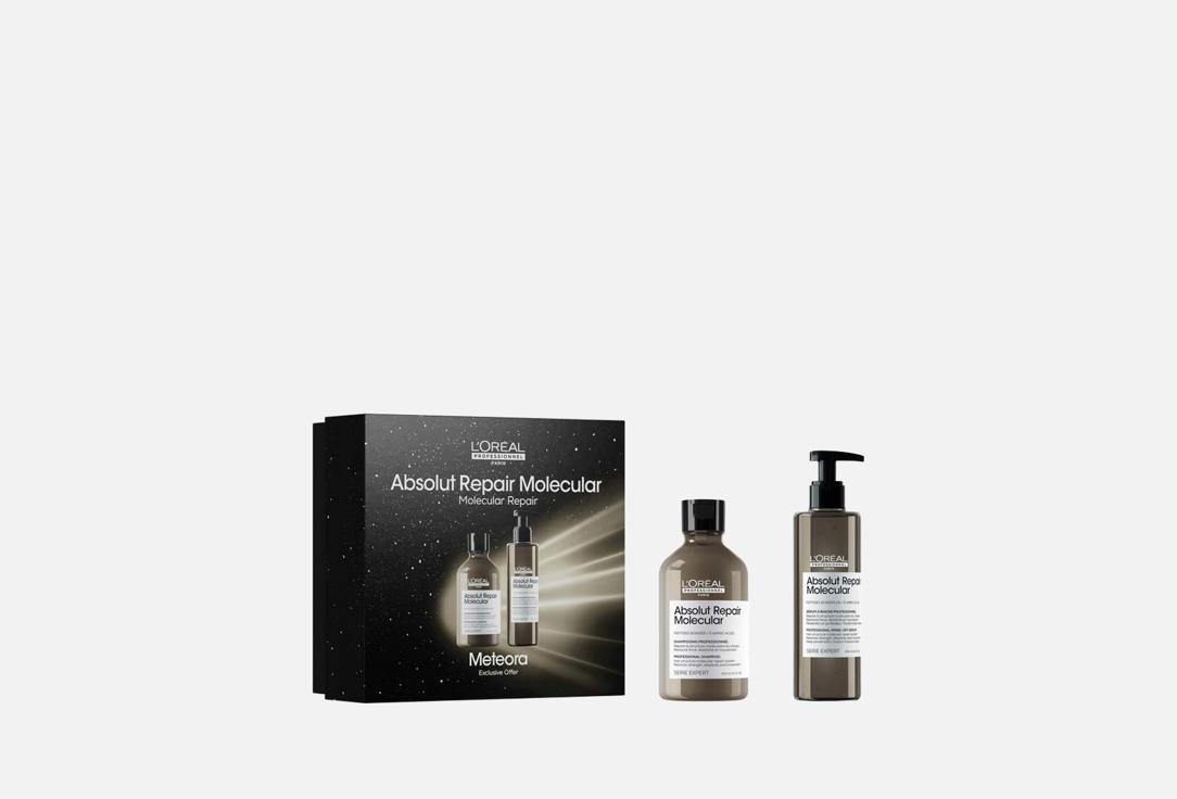 LOreal professionnel Repairing Shampoo & Rinse-off Serum Gift Set Absolut Repair Molecular Duo