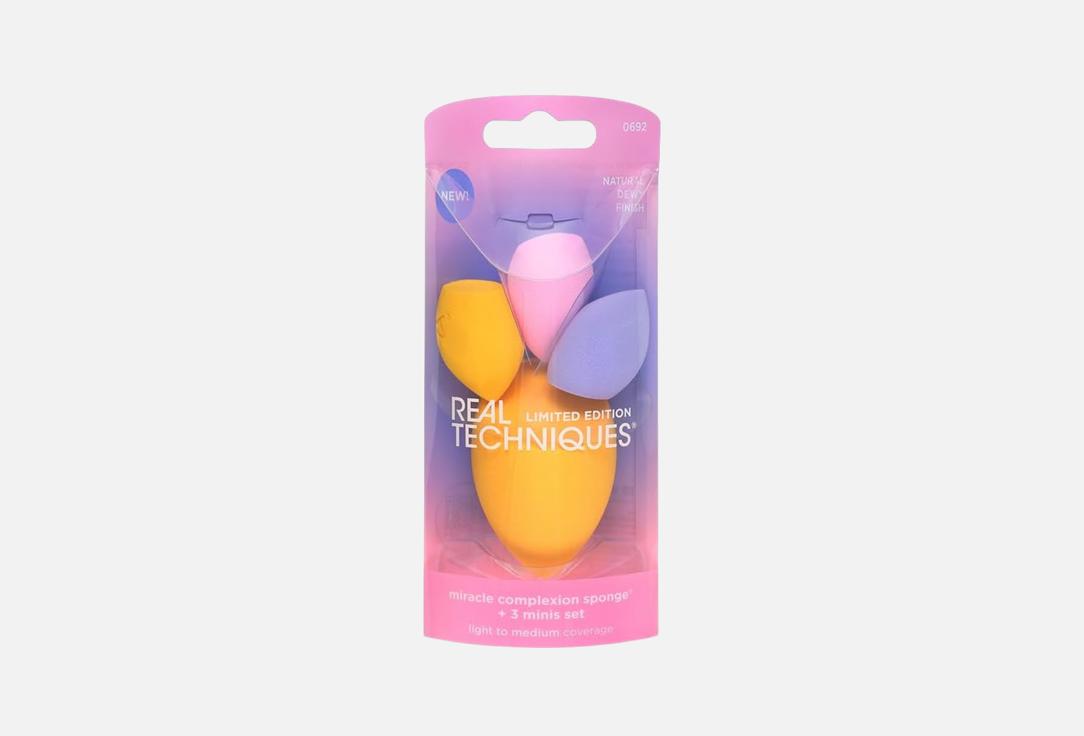 Real Techniques Sponge Set Miracle Complexion Sponge + 3 Minis Kit