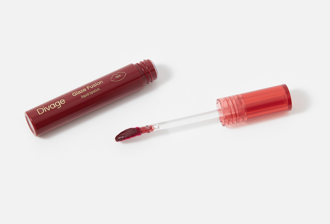 Divage Long-wear Liquid Lipstick Glaze Fusion 05, Cherry 4 ml Divage Long-wear Liquid Lipstick Glaze Fusion
