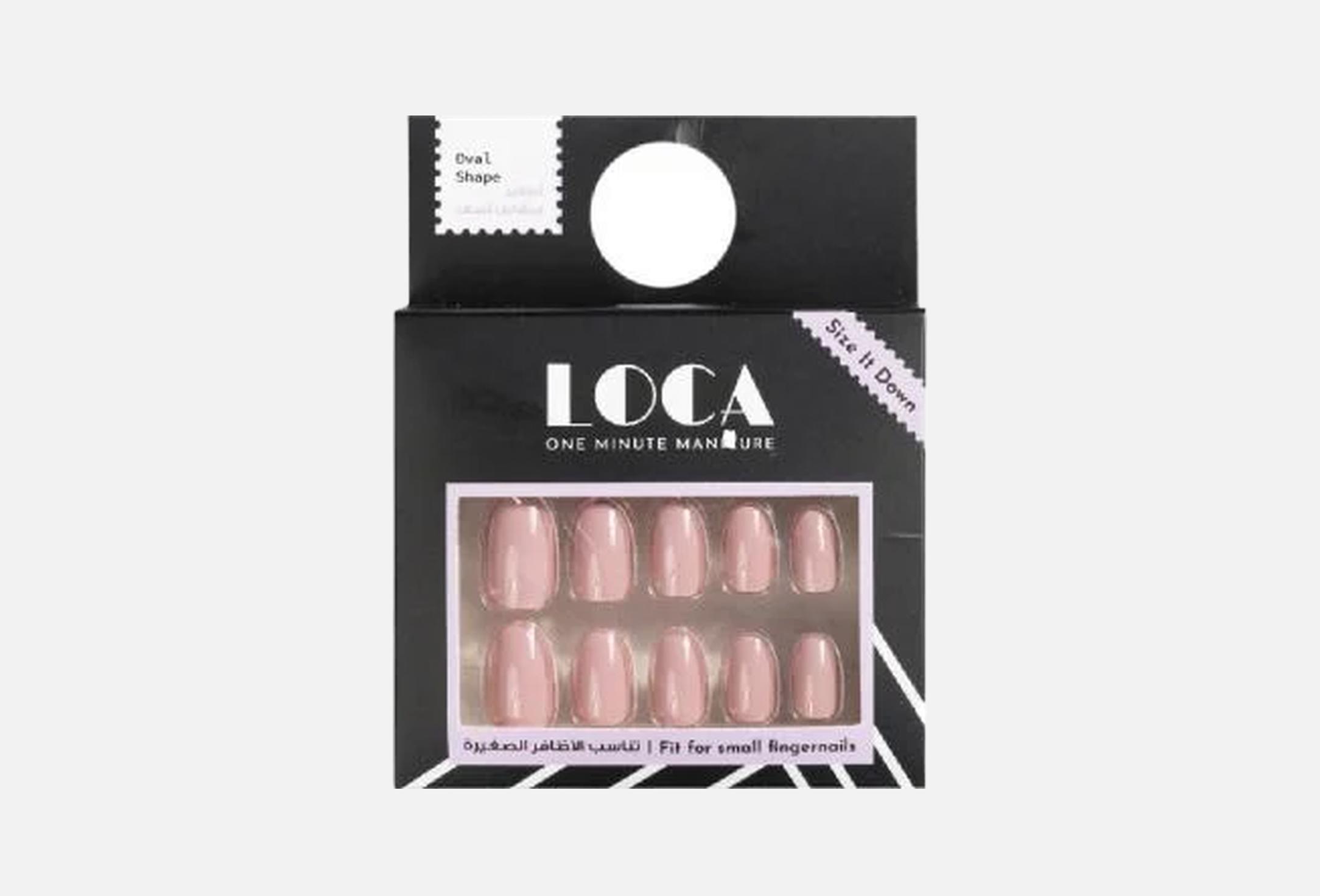 press on nails  5 01, Pink