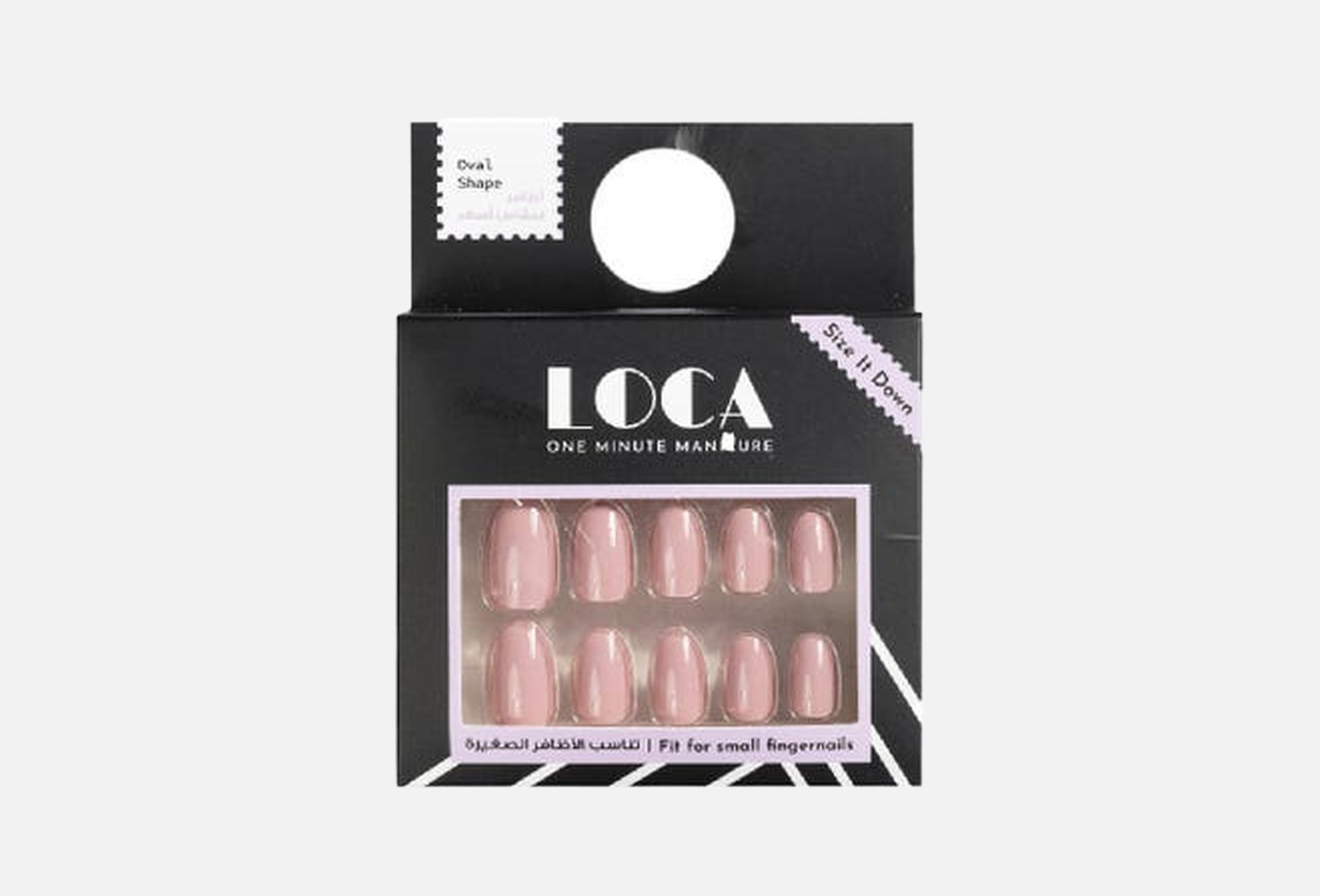 press on nails  5 pink