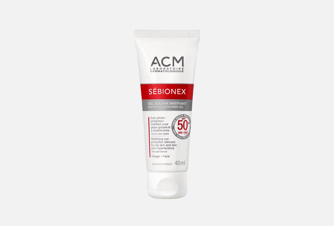 ACM Laboratoire Dermatologique Mattifying sunscreen gel spf50+ Sebionex 40 ml ACM Laboratoire Dermatologique Mattifying sunscreen gel spf50+ Sebionex