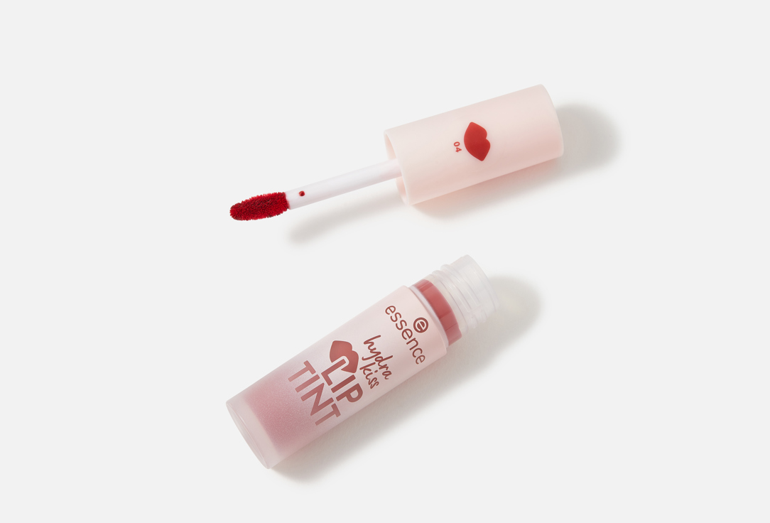 essence Glossy Lip tint Hydra kiss 04, Classy red 4 ml essence Glossy Lip tint Hydra kiss