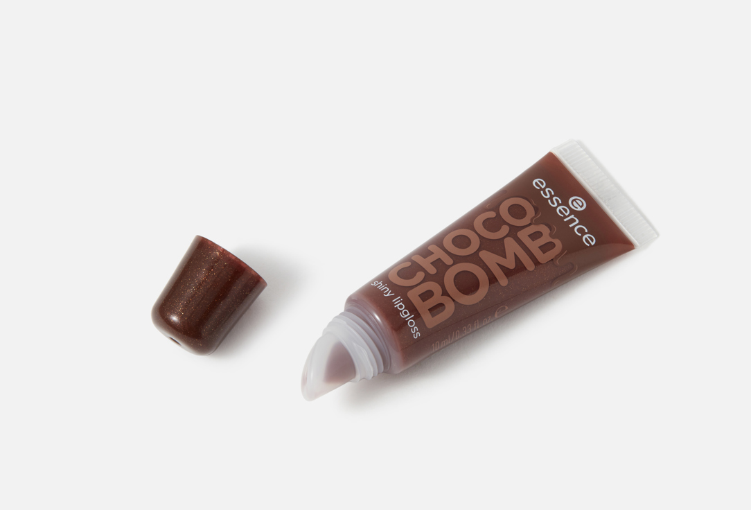 essence High-shine glossy lip gloss CHOCO BOMB 01, Chocoholic! 10 ml essence High-shine glossy lip gloss CHOCO BOMB