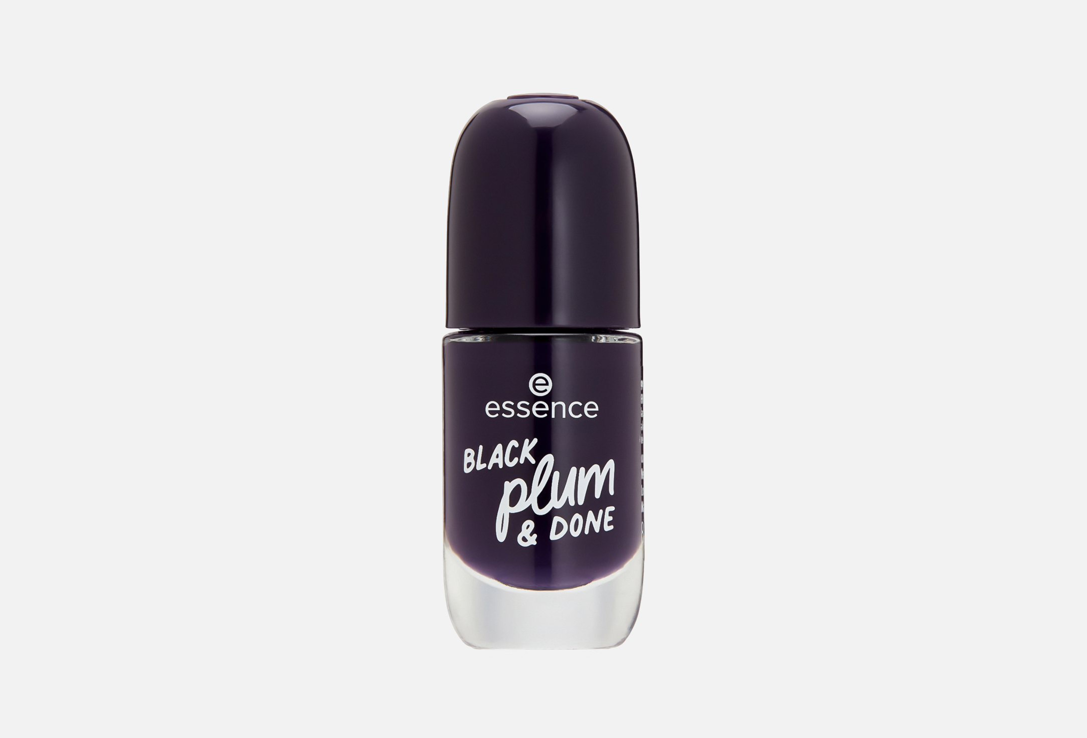Gel Nail Colour  8 84, Black plum & done