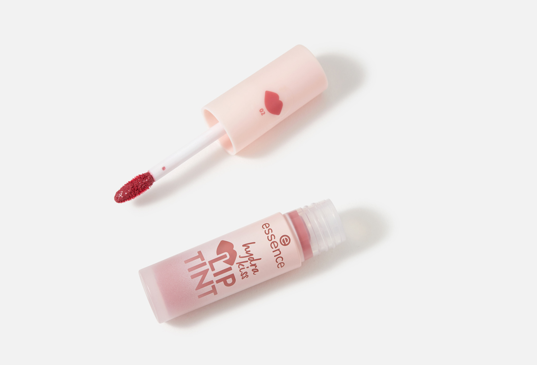 essence Glossy Lip tint Hydra kiss 02, Vintage rose 4 ml essence Glossy Lip tint Hydra kiss