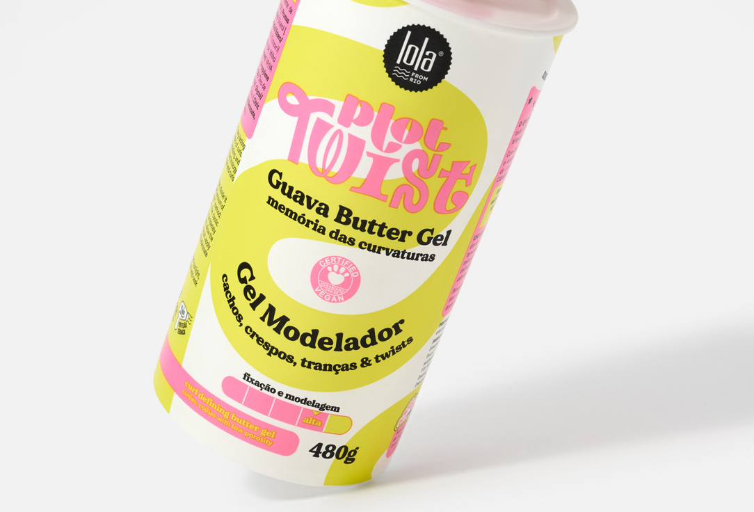 Lola from Rio Styling Gel For Curly Hair Plot Twist guava Buttergel