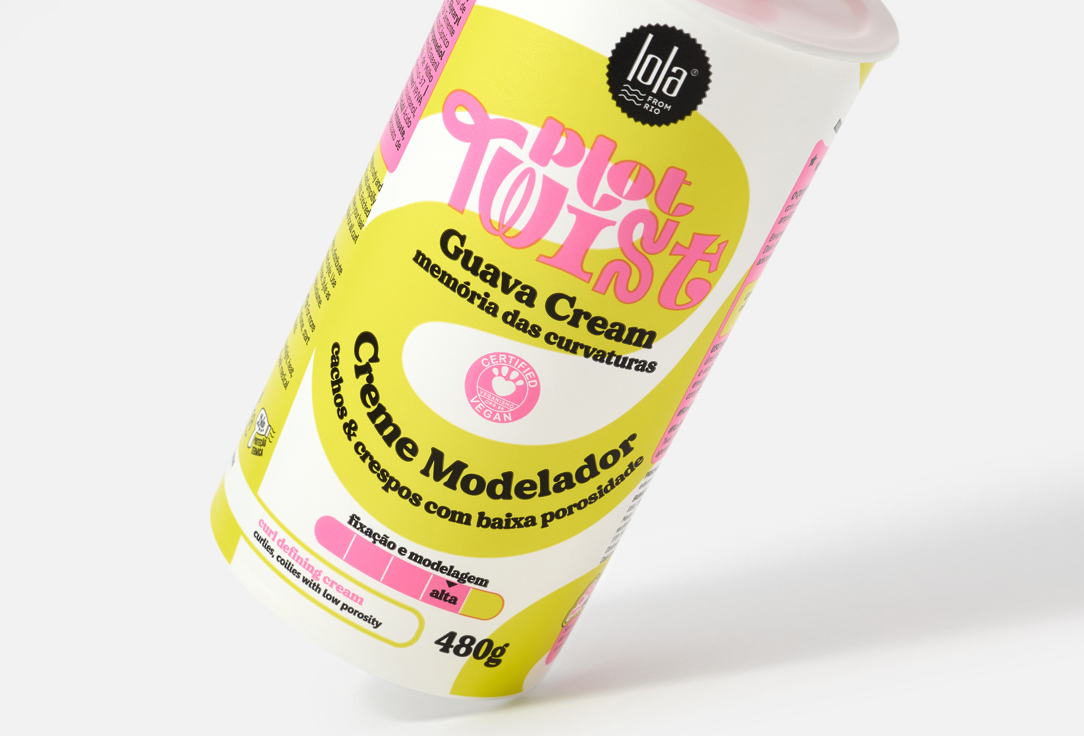 Lola from Rio Styling Cream for Curly Hair Plot Twist guava Curl Styling Cream