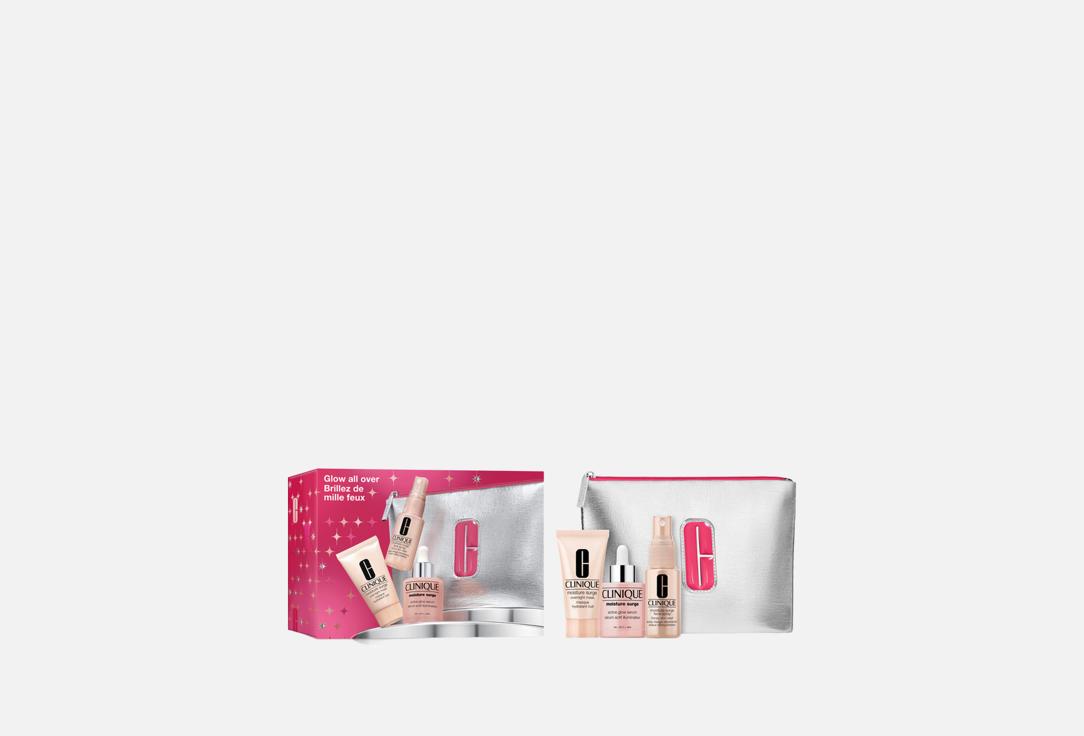 Clinique Gift Set: Serum, Mask & Spray GLOW ALL OVER
