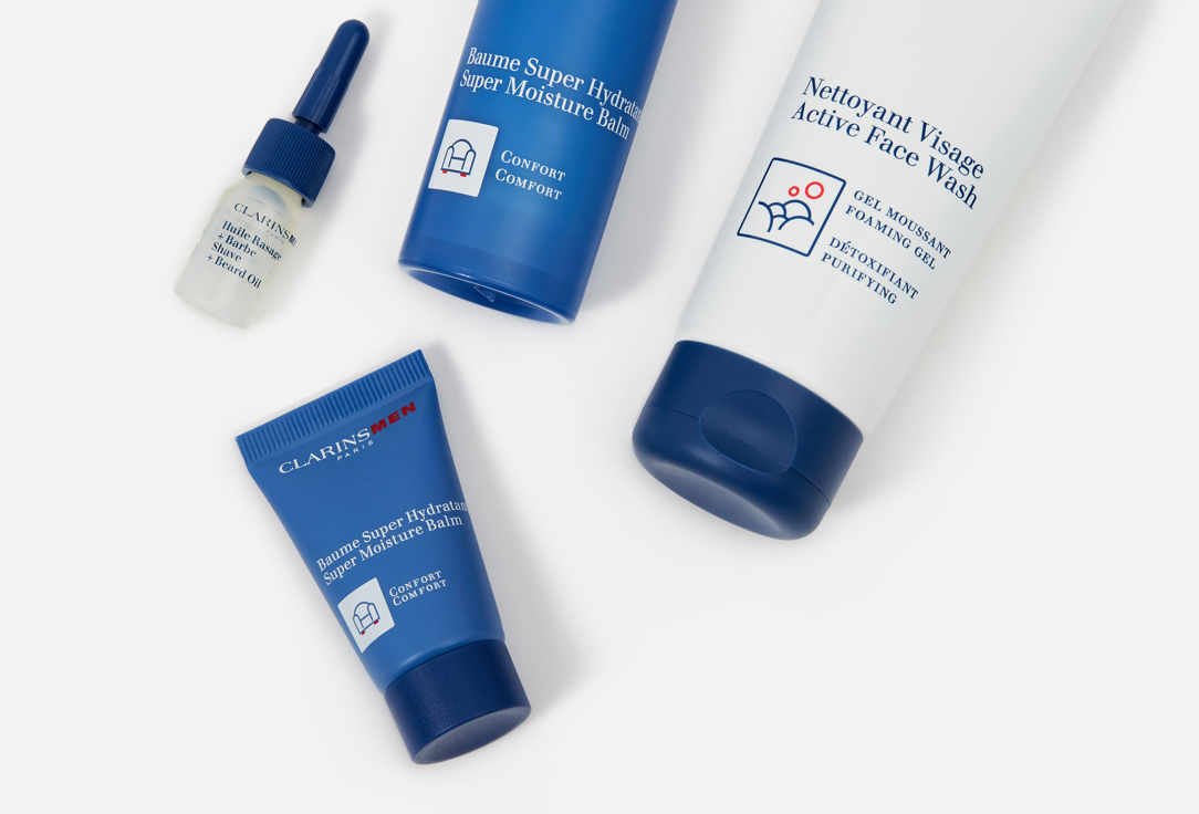 Clarins Skin care set Men Hydration Essentials 4 pcs Clarins Skin care set Men Hydration Essentials