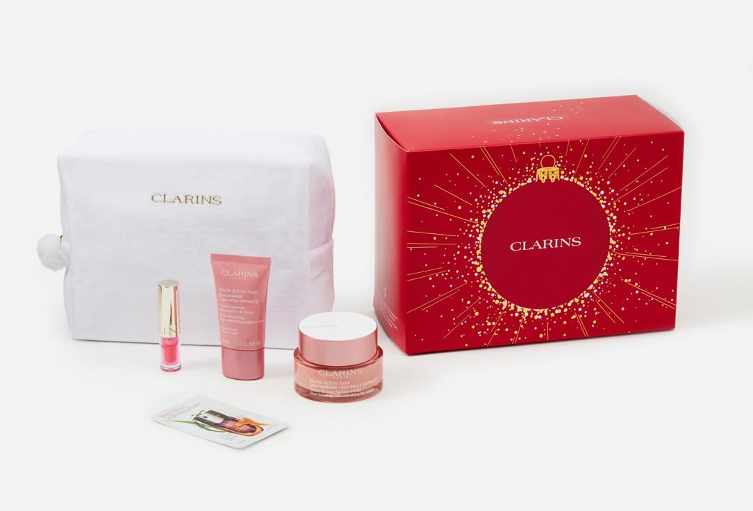 Clarins Набор в косметичке MULTI ACTIVE HOLIDAY SEASON