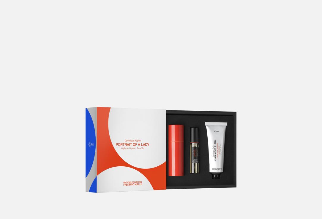 Frederic Malle Eau de parfum & Parfume case & hand Cream set Portrait of a lady travel set 3 pcs Frederic Malle Eau de parfum & Parfume case & hand Cream set Portrait of a lady travel set