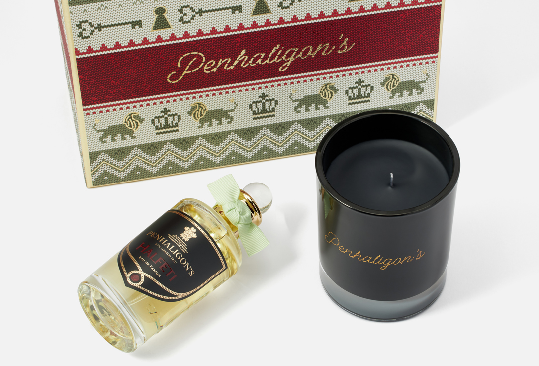  بنهالغنز مجموعة ماء عطر وشمعة معطرة هالفِتي