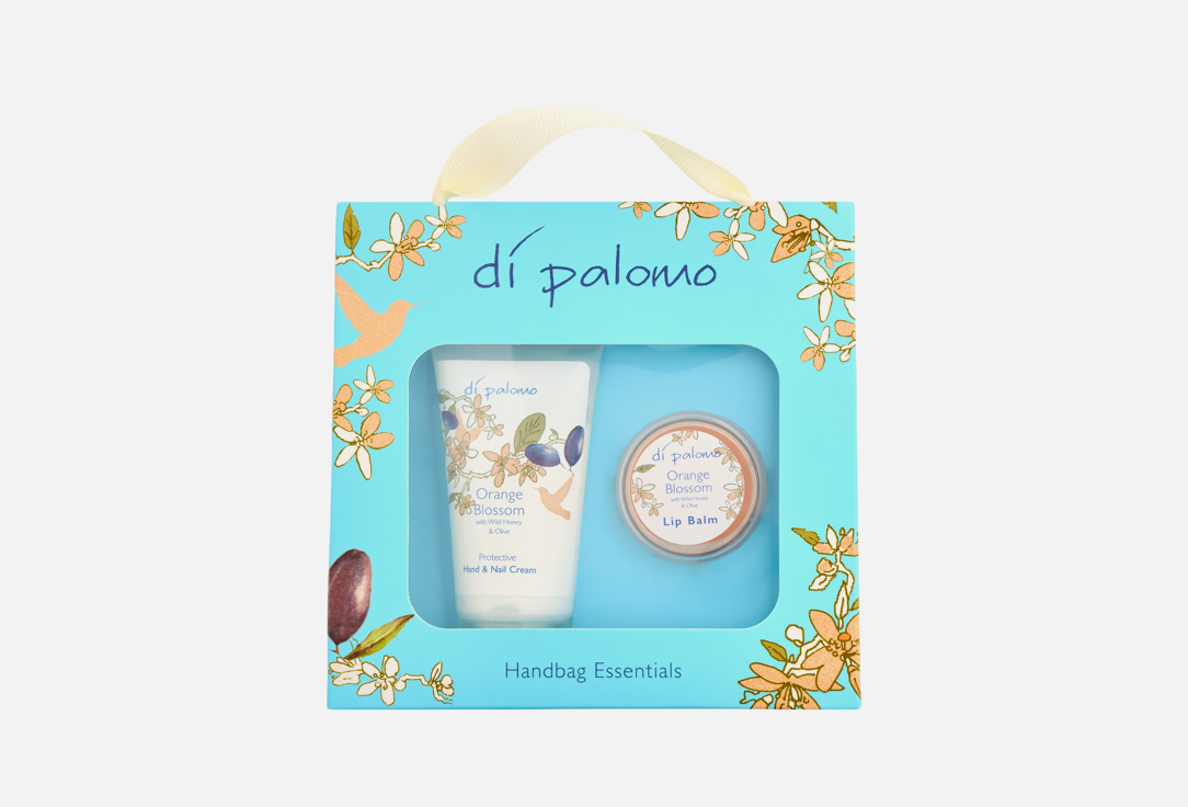 Di Palomo Lip Balm & Hand Cream Set Orange Blossom Handbag Essentials 2 pcs Di Palomo Lip Balm & Hand Cream Set Orange Blossom Handbag Essentials