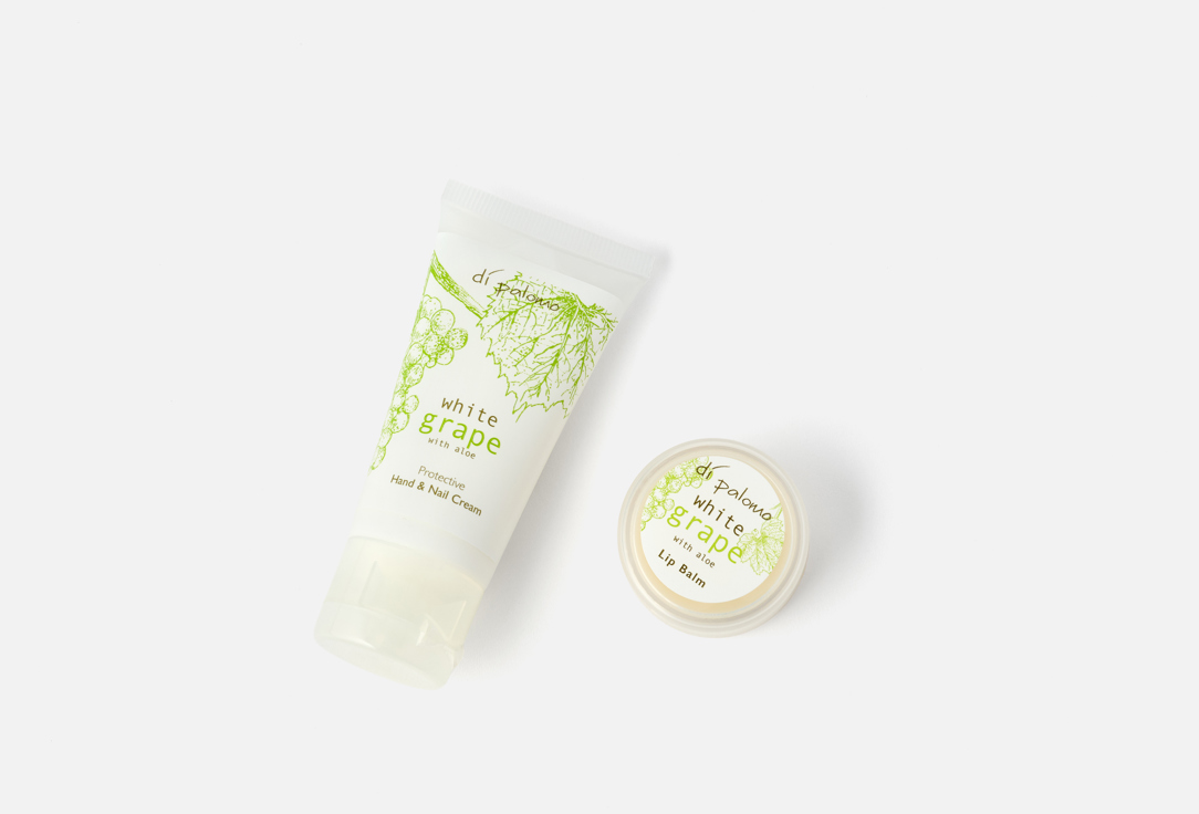 Di Palomo Lip Balm & Hand Cream Set White Grape Handbag Essentials 2 pcs Di Palomo Lip Balm & Hand Cream Set White Grape Handbag Essentials