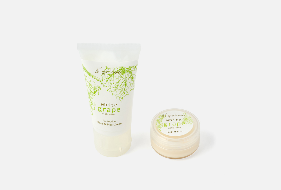 Di Palomo Lip Balm & Hand Cream Set White Grape Handbag Essentials 2 pcs Di Palomo Lip Balm & Hand Cream Set White Grape Handbag Essentials