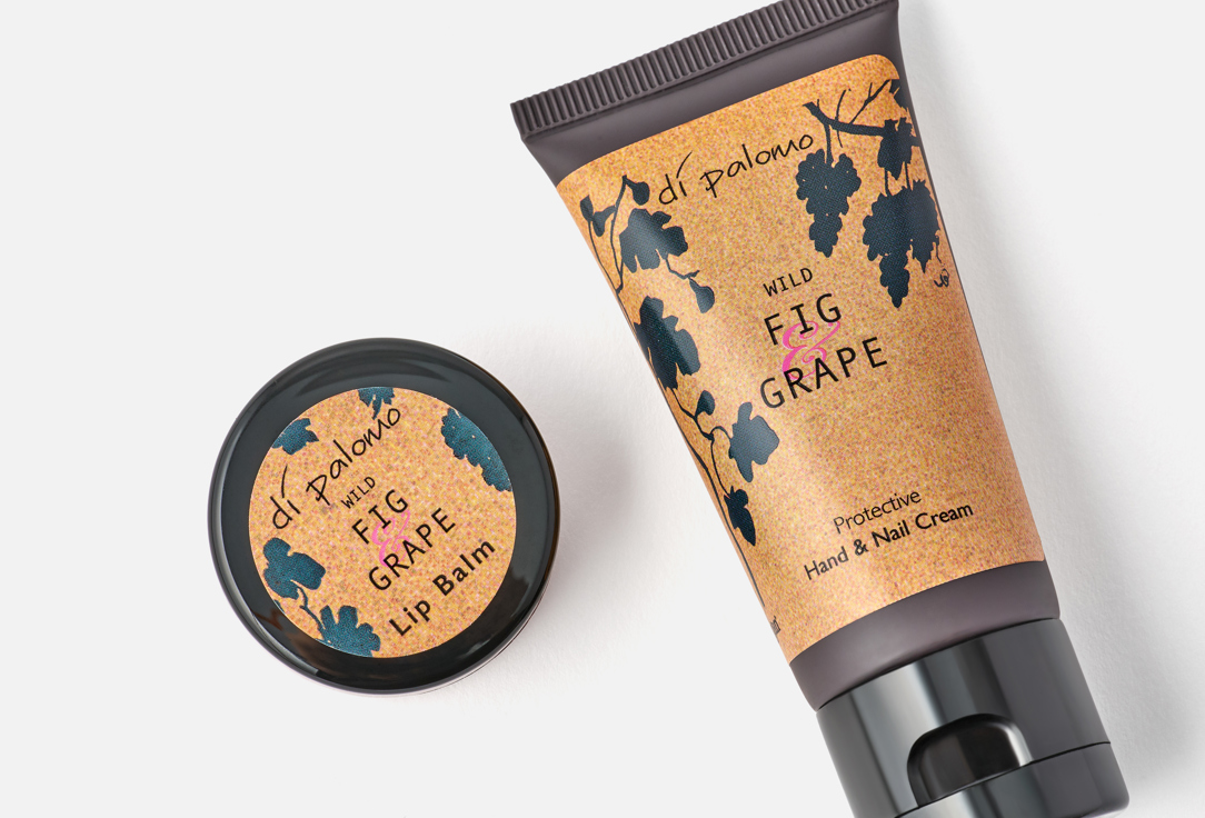 Di Palomo Lip Balm & Hand Cream Set Fig & Grape Handbag Essentials 2 pcs Di Palomo Lip Balm & Hand Cream Set Fig & Grape Handbag Essentials