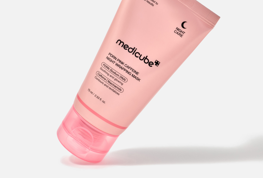 Medicube Восстанавливающая ночная маска для лица PDRN Pink Caffeine Night Wrapping Mask