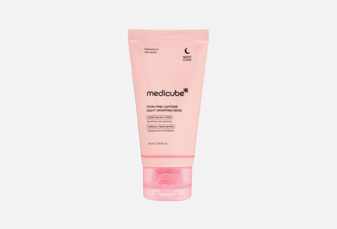 Medicube Восстанавливающая ночная маска для лица PDRN Pink Caffeine Night Wrapping Mask