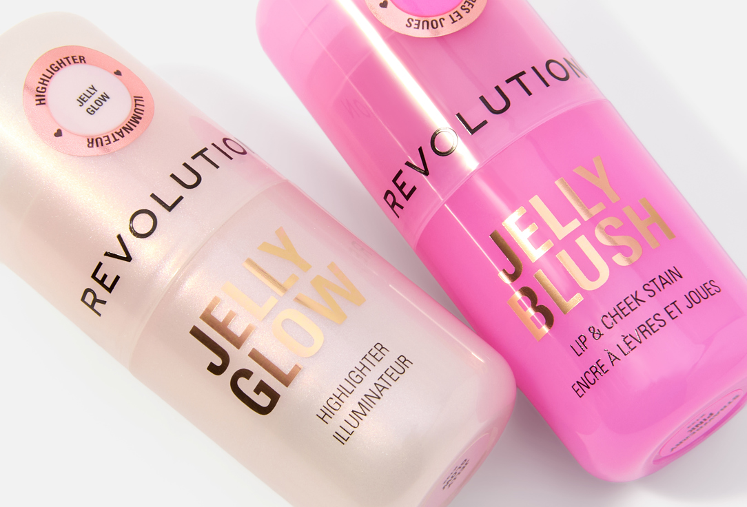 MakeUp Revolution Blush & Highlighter Set Jelly Blush & Highlighter duo