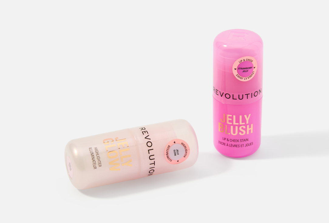 MakeUp Revolution Blush & Highlighter Set Jelly Blush & Highlighter duo