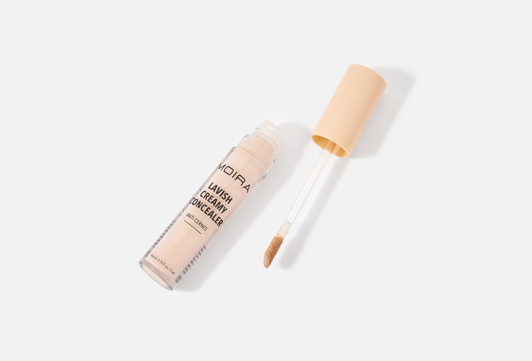 MOIRA Full-coverage creamy concealer Lavish Creamy Concealer 001, Chai Tea 1 pcs MOIRA Full-coverage creamy concealer Lavish Creamy Concealer