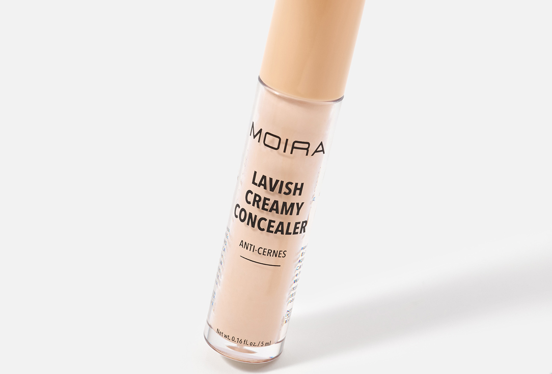 MOIRA Full-coverage creamy concealer Lavish Creamy Concealer 001, Chai Tea 1 pcs MOIRA Full-coverage creamy concealer Lavish Creamy Concealer