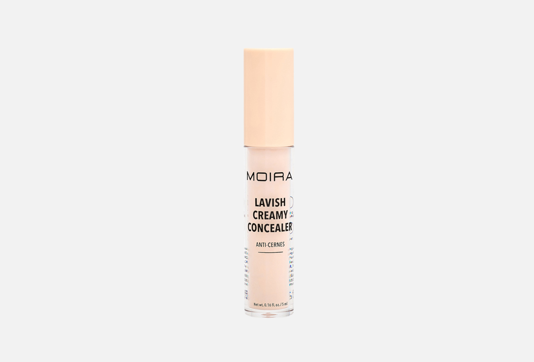 MOIRA Full-coverage creamy concealer Lavish Creamy Concealer 001, Chai Tea 1 pcs MOIRA Full-coverage creamy concealer Lavish Creamy Concealer