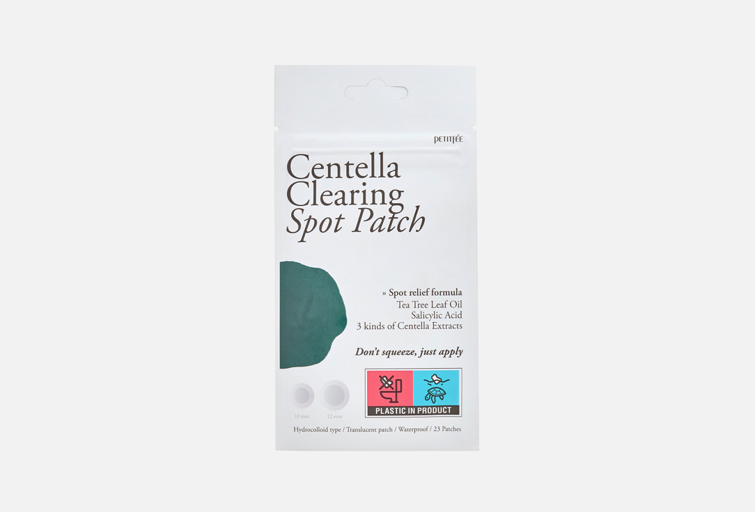 PETITFEE Targeted acne treatment Centella Spot Patch 23 pcs PETITFEE Targeted acne treatment Centella Spot Patch