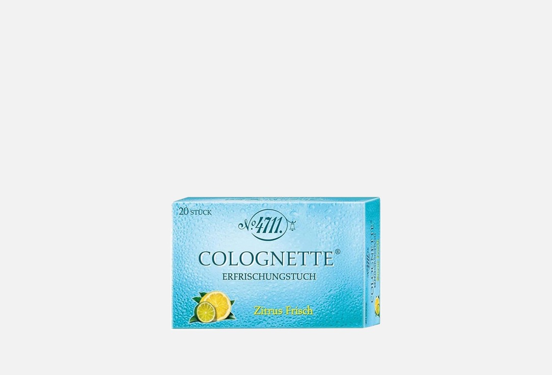4711 أكوا كولونيا منديل معطر أوريجينال 20 قطعة 4711 أكوا كولونيا منديل معطر أوريجينال