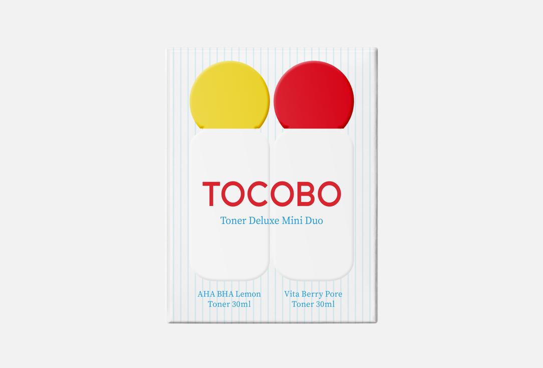 TOCOBO Набор: Осветляющий и успокаивающий тонер для лица Toner Deluxe Mini Duo