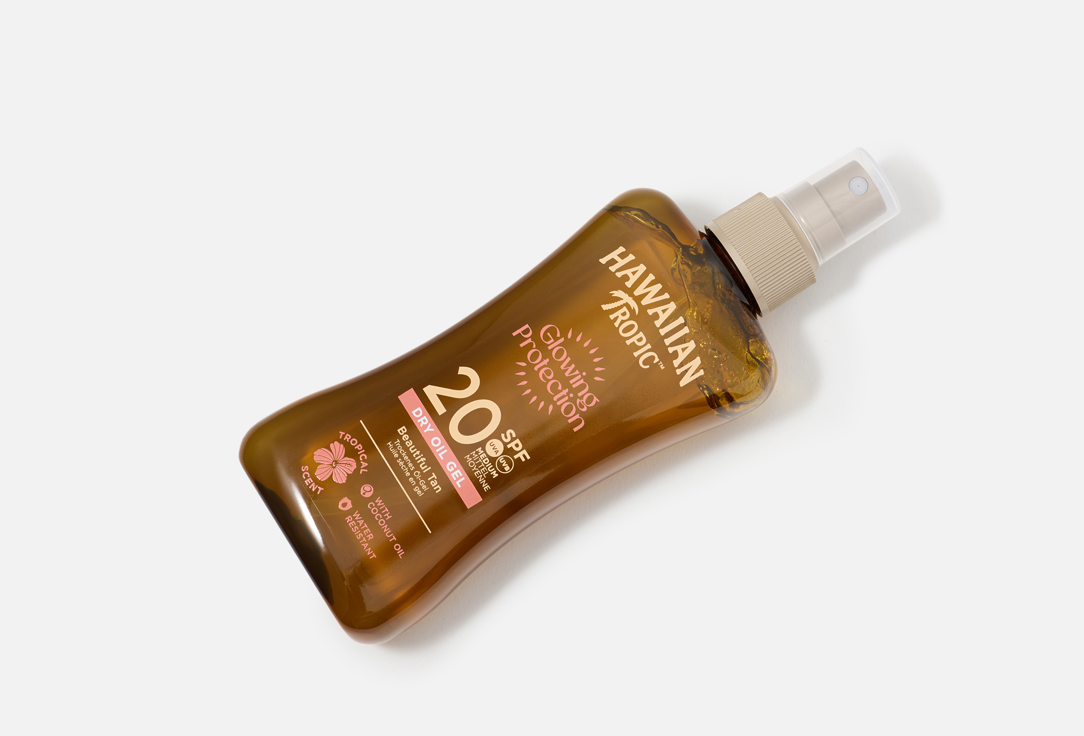 Hawaiian Tropic Sunscreen oil SPF 20 Glowing Protection Dry Oil 200 ml Hawaiian Tropic Sunscreen oil SPF 20 Glowing Protection Dry Oil