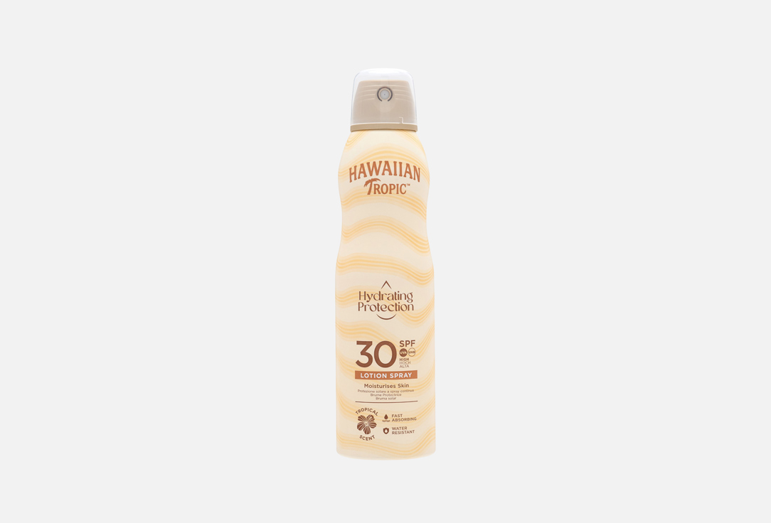 Hawaiian Tropic Sunscreen spray SPF 30 Hydrating Protection Continuous Spray 177 ml Hawaiian Tropic Sunscreen spray SPF 30 Hydrating Protection Continuous Spray