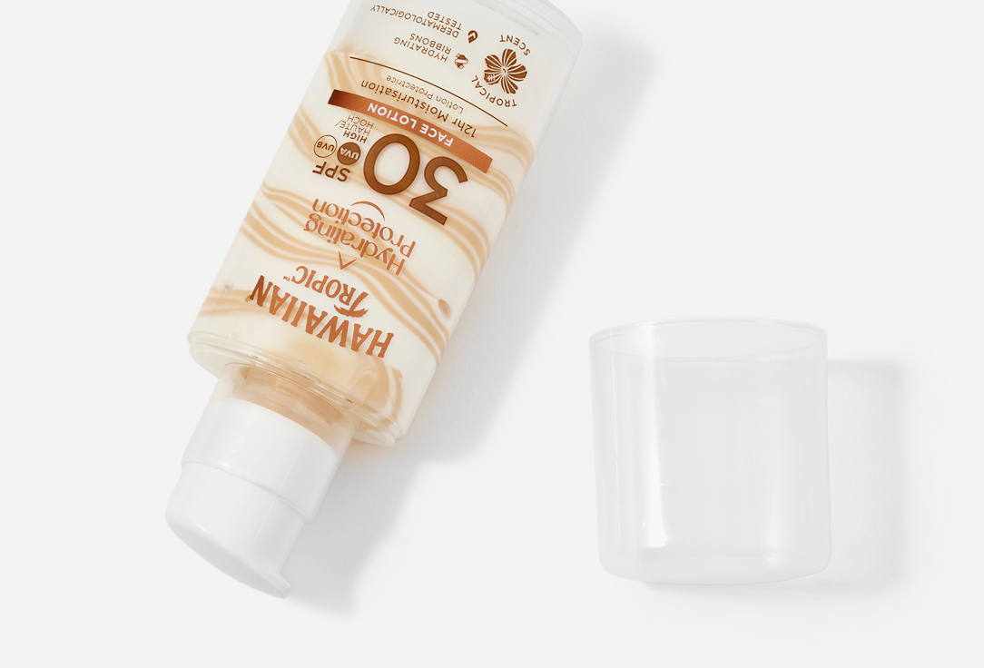 Hawaiian Tropic Sunscreen Lotion SPF 30 Hydrating Protection Face Lotion 50 ml Hawaiian Tropic Sunscreen Lotion SPF 30 Hydrating Protection Face Lotion
