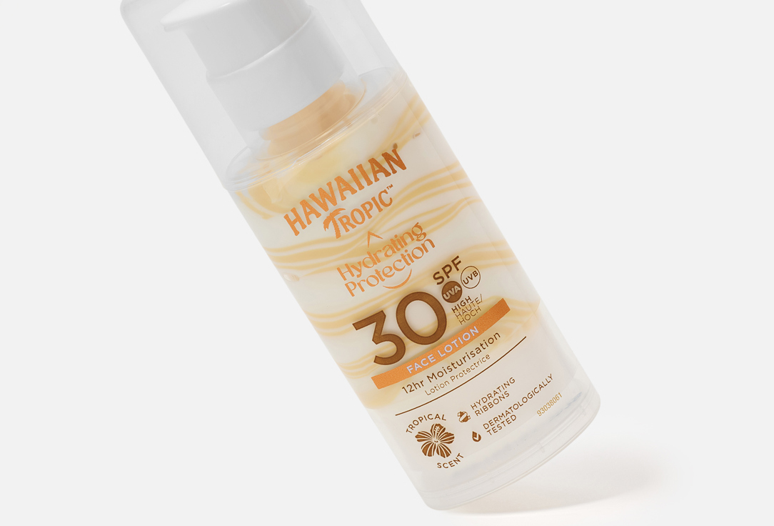 Hawaiian Tropic Sunscreen Lotion SPF 30 Hydrating Protection Face Lotion 50 ml Hawaiian Tropic Sunscreen Lotion SPF 30 Hydrating Protection Face Lotion