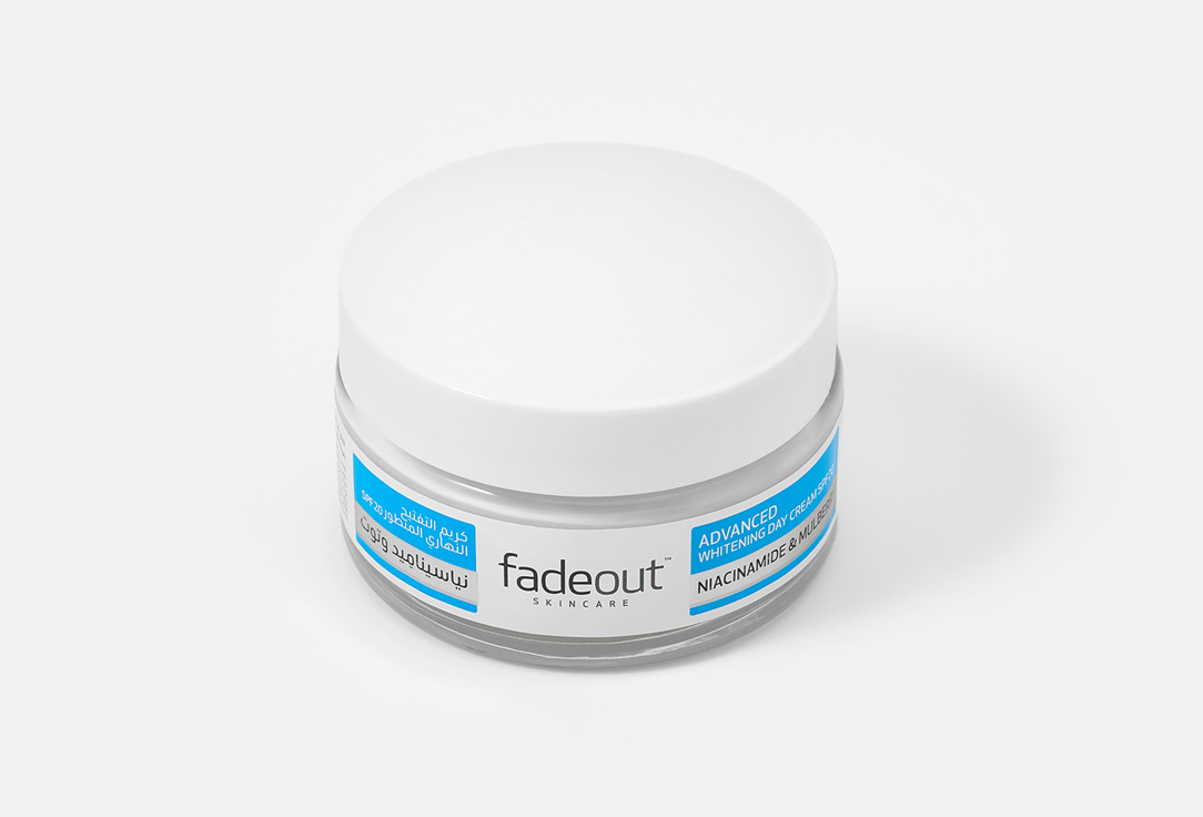 FADE OUT Whitening Face Cream SPF 20 Advanced Brightening Day Cream 50 ml FADE OUT Whitening Face Cream SPF 20 Advanced Brightening Day Cream