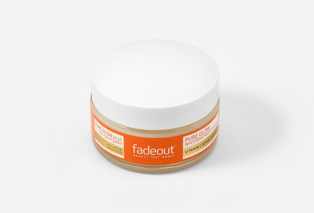 FADE OUT Whitening Face Cream Pure glow Brightening Night Cream 50 ml FADE OUT Whitening Face Cream Pure glow Brightening Night Cream