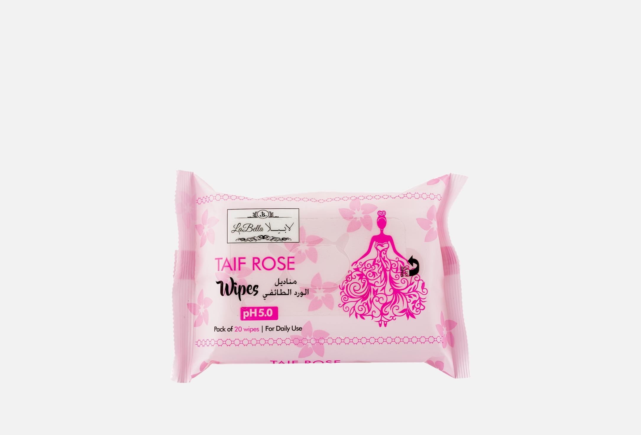 Taif Rose Feminine Wipes  20 