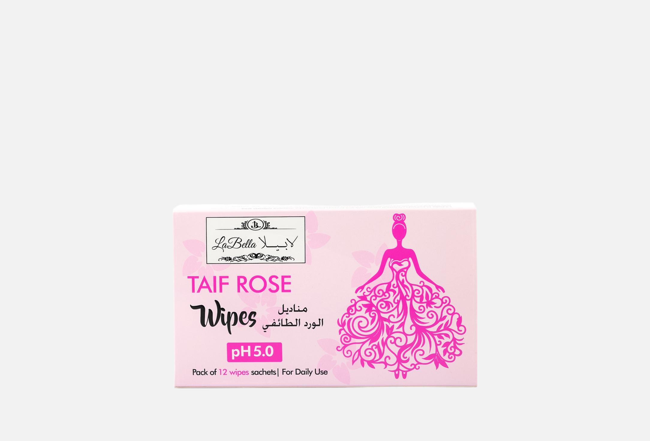 Taif Rose Feminine Wipes  12 