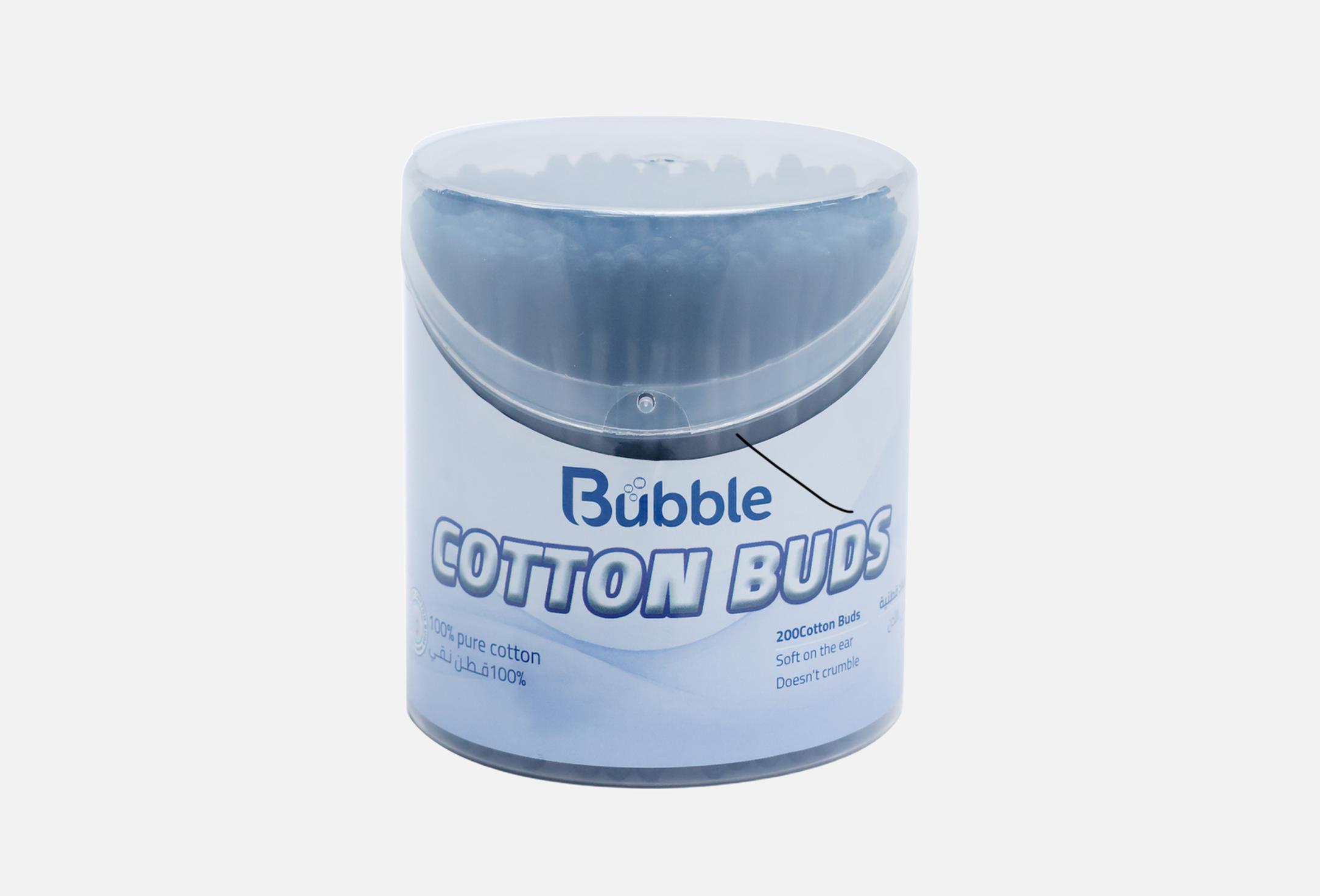 Pure Black Cotton Buds  200 