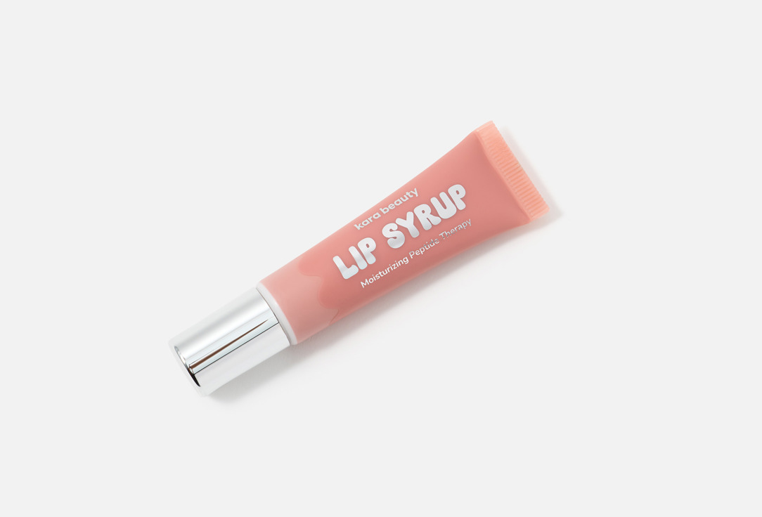 KARA BEAUTY Moisturizing lip treatment Lip Syrup Milky Peach 10 ml KARA BEAUTY Moisturizing lip treatment Lip Syrup